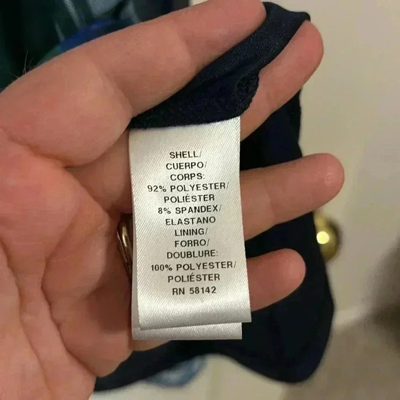 London Times Twist Keyhole Midi Dress - Picture 10 of 12